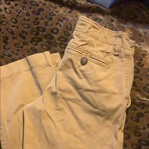 American Eagle khaki-style tan pants 26x28